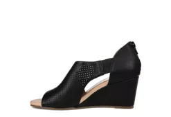 Journee Collection Womens Aretha Wedge Sandal - Black 12 Journee Collection Womens Aretha Wedge Sandal - Black -Shoe Style Sales US 01 102152 03