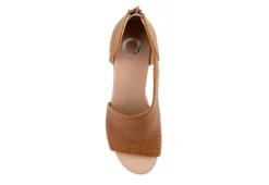 Journee Collection Womens Aretha Wedge Sandal - Cognac -Shoe Style Sales US 01 102153 05