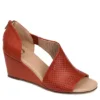 Journee Collection Womens Aretha Wedge Sandal - Rust -Shoe Style Sales US 01 102154 00