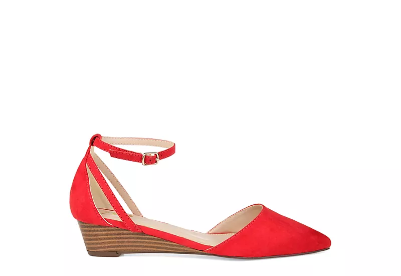 Journee Collection Womens Arkie Pump - Red 4 Journee Collection Womens Arkie Pump - Red - Image 2