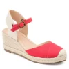 Journee Collection Womens Ashlyn Wedge Sandal - Red 2 Journee Collection Womens Ashlyn Wedge Sandal - Red -Shoe Style Sales US 01 102164 00