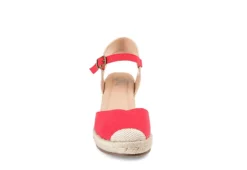 Journee Collection Womens Ashlyn Wedge Sandal - Red -Shoe Style Sales US 01 102164 02