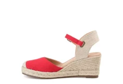 Journee Collection Womens Ashlyn Wedge Sandal - Red -Shoe Style Sales US 01 102164 03