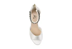 Journee Collection Womens Connor Wedge Sandal - White -Shoe Style Sales US 01 102219 05
