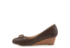 Journee Collection Womens Graysn Wedge Pump - Brown 12 Journee Collection Womens Graysn Wedge Pump - Brown -Shoe Style Sales US 01 102243 03