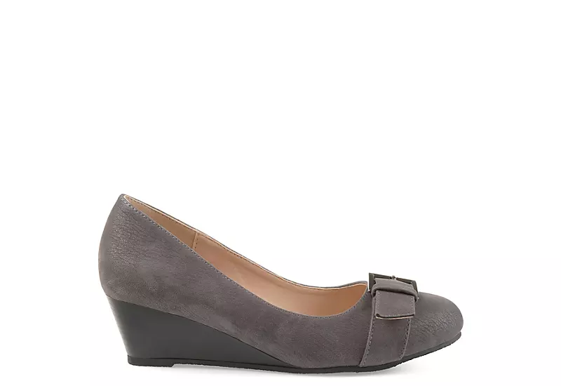 Journee Collection Womens Graysn Pump - Grey 4 Journee Collection Womens Graysn Pump - Grey - Image 2