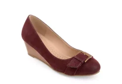 Journee Collection Womens Graysn Pump - Wine