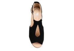 Journee Collection Womens Kedzie Wedge Sandal - Black -Shoe Style Sales US 01 102265 05