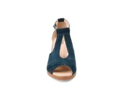 Journee Collection Womens Kedzie Wedge Sandal - Blue -Shoe Style Sales US 01 102266 02