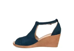 Journee Collection Womens Kedzie Wedge Sandal - Blue -Shoe Style Sales US 01 102266 03