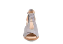 Journee Collection Womens Kedzie Wedge Sandal - Grey -Shoe Style Sales US 01 102267 02
