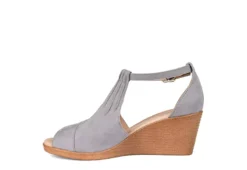 Journee Collection Womens Kedzie Wedge Sandal - Grey -Shoe Style Sales US 01 102267 03