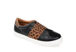 Journee Collection Womens Billie Slip On Sneaker - Leopard