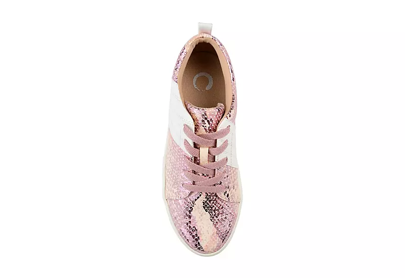 Journee Collection Womens Raaye Sneaker - Pink 8 Journee Collection Womens Raaye Sneaker - Pink - Image 6