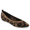 Journee Collection Womens Tayleen Flat - Leopard
