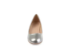 Journee Collection Womens Saar Pump - Silver -Shoe Style Sales US 01 103359 02