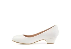 Journee Collection Womens Saar Pump - White 12 Journee Collection Womens Saar Pump - White -Shoe Style Sales US 01 103360 03