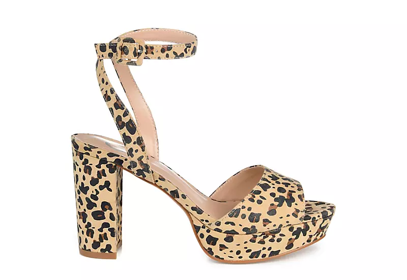 Journee Collection Womens Nairri Platform Sandal - Leopard 4 Journee Collection Womens Nairri Platform Sandal - Leopard - Image 2