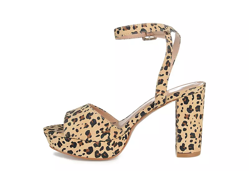 Journee Collection Womens Nairri Platform Sandal - Leopard 6 Journee Collection Womens Nairri Platform Sandal - Leopard - Image 4