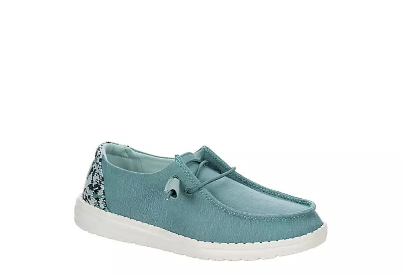Heydude Womens Wendy Slip On Sneaker - Turquoise 3 Heydude Womens Wendy Slip On Sneaker - Turquoise