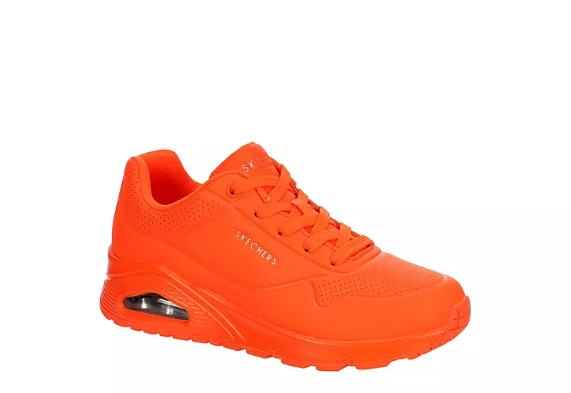 Skechers Womens Uno Sneaker - Orange 3 Skechers Womens Uno Sneaker - Orange