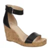 Xappeal Womens Amora Wedge Sandal - Black -Shoe Style Sales US 01 105217 00