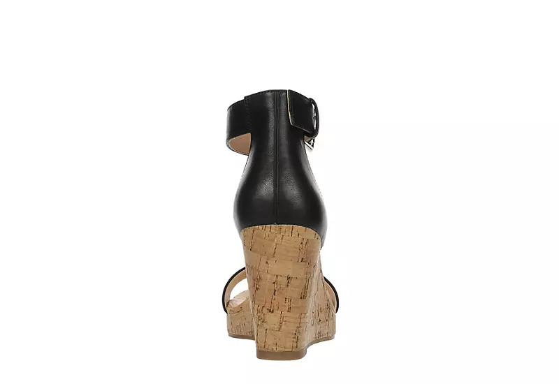 Xappeal Womens Amora Wedge Sandal - Black 7 Xappeal Womens Amora Wedge Sandal - Black - Image 5