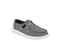 Heydude Womens Wendy Slip On Sneaker - Dark Grey