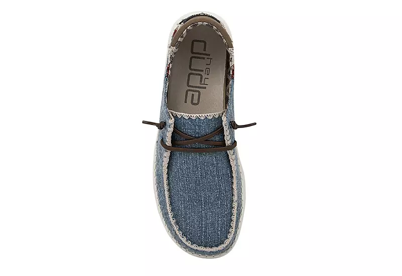 Heydude Womens Wendy Slip On Sneaker - Denim 7 Heydude Womens Wendy Slip On Sneaker - Denim - Image 5