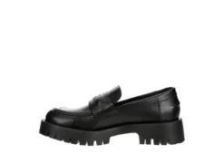 Steve Madden Womens Lawrence Loafer - Black 12 Steve Madden Womens Lawrence Loafer - Black -Shoe Style Sales US 01 105703 03