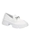 Steve Madden Womens Trifecta Loafer - White 2 Steve Madden Womens Trifecta Loafer - White -Shoe Style Sales US 01 105877 00