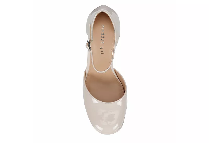Madden Girl Womens Unaa Pump - Bone 8 Madden Girl Womens Unaa Pump - Bone - Image 6