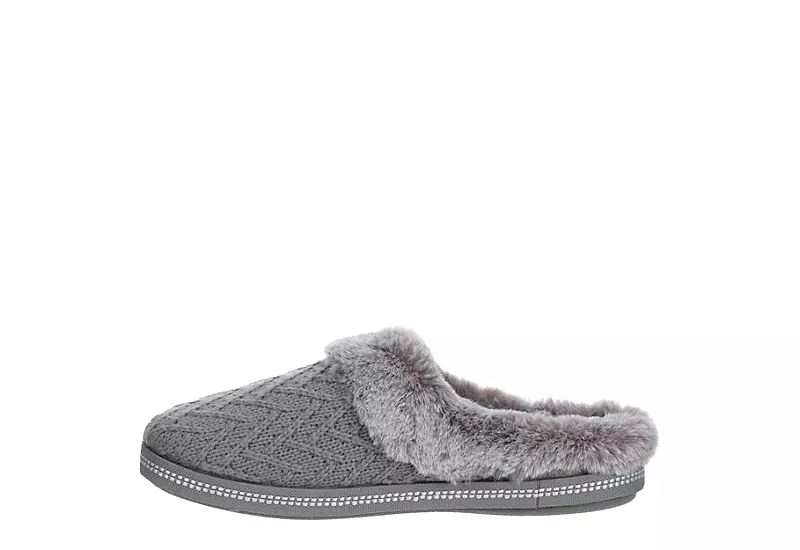 Skechers Womens Cozy Campfire Home Essential Slipper - Grey 6 Skechers Womens Cozy Campfire Home Essential Slipper - Grey - Image 4