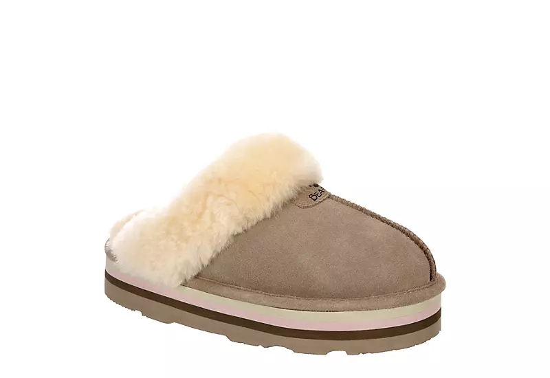 Bearpaw Womens Retro Loki Slipper - Stone 3 Bearpaw Womens Retro Loki Slipper - Stone