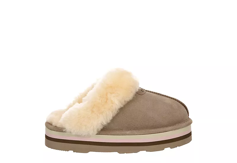 Bearpaw Womens Retro Loki Slipper - Stone 4 Bearpaw Womens Retro Loki Slipper - Stone - Image 2