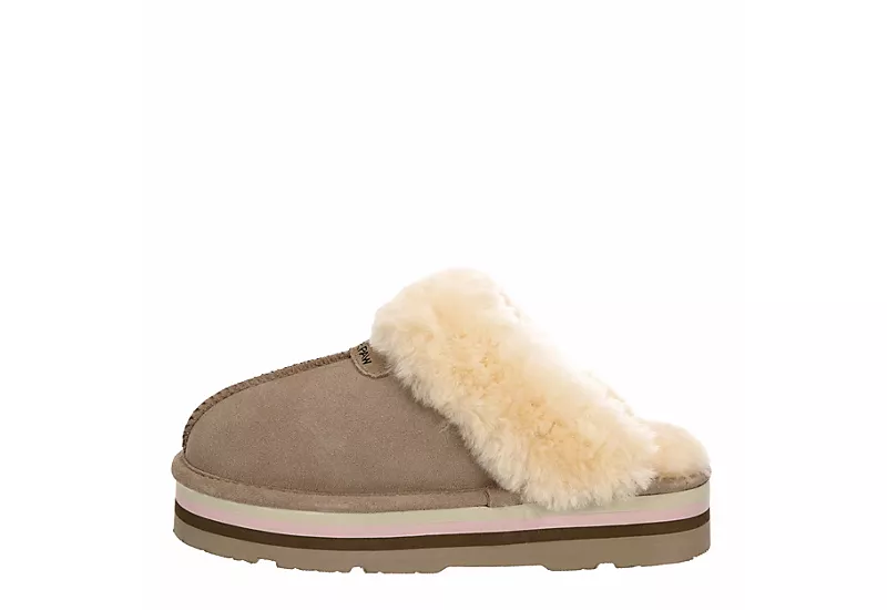 Bearpaw Womens Retro Loki Slipper - Stone 6 Bearpaw Womens Retro Loki Slipper - Stone - Image 4