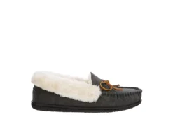 Minnetonka Womens Jessica Trapper Slipper - Dark Grey -Shoe Style Sales US 01 106041 01