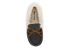Minnetonka Womens Jessica Trapper Slipper - Dark Grey -Shoe Style Sales US 01 106041 05