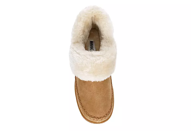 Minnetonka Womens Jule Bootie Slipper - Tan 8 Minnetonka Womens Jule Bootie Slipper - Tan - Image 6