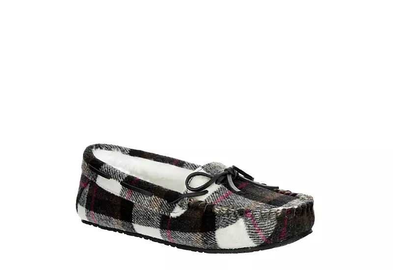 Minnetonka Womens Marj Moc Slipper - Plaid 3 Minnetonka Womens Marj Moc Slipper - Plaid