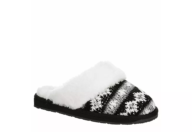Minnetonka Womens Twyla Scuff Slipper - Black 3 Minnetonka Womens Twyla Scuff Slipper - Black