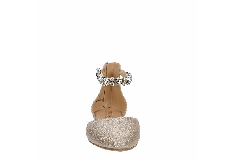 Michael By Michael Shannon Womens Alora Flat - Gold 5 Michael By Michael Shannon Womens Alora Flat - Gold - Image 3