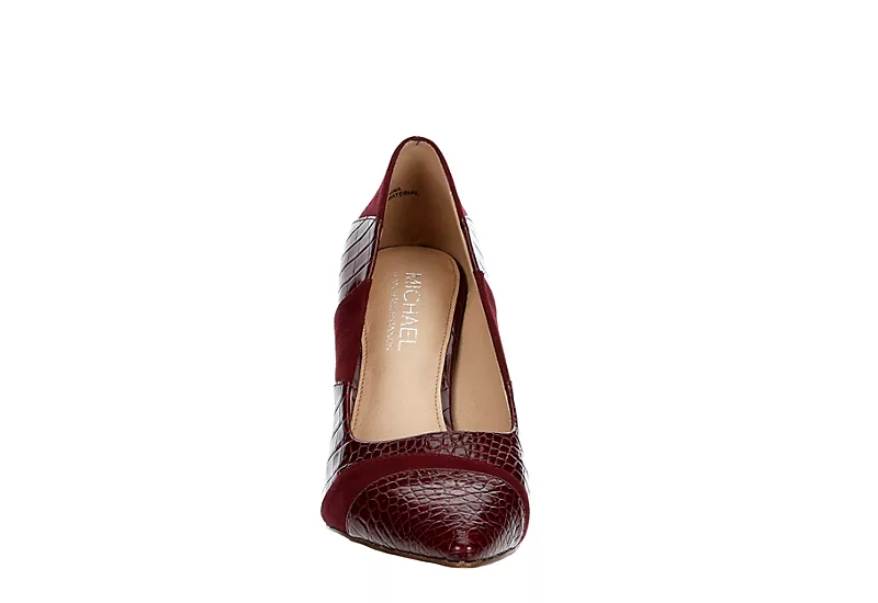 Michael By Michael Shannon Womens Jaime Pump - Burgundy 5 Michael By Michael Shannon Womens Jaime Pump - Burgundy - Image 3