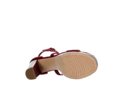 Limelight Womens Lainey Platform Sandal - Wine -Shoe Style Sales US 01 106134 06