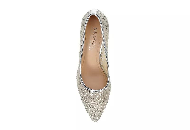 Michael By Michael Shannon Womens Rochelle Pump - Silver 8 Michael By Michael Shannon Womens Rochelle Pump - Silver - Image 6