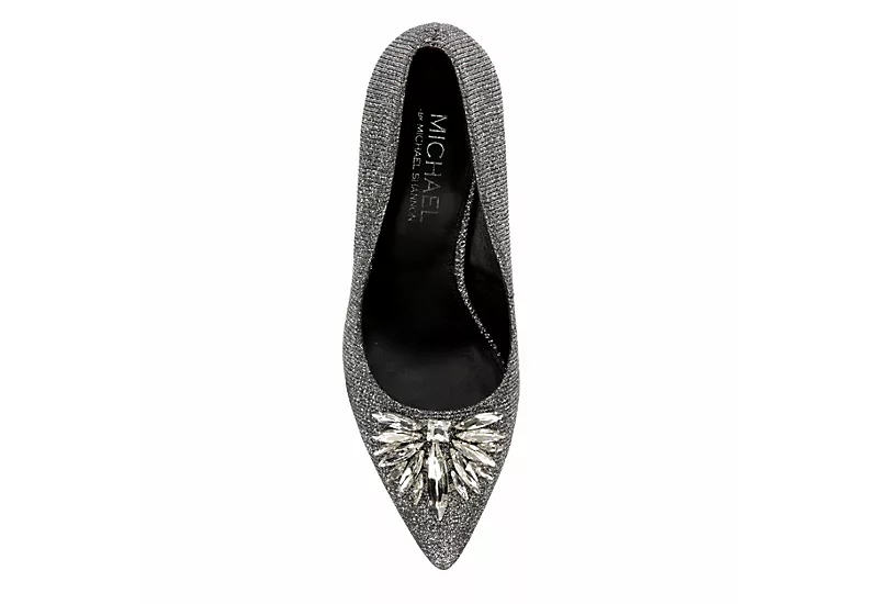 Michael By Michael Shannon Womens Reya Pump - Pewter 8 Michael By Michael Shannon Womens Reya Pump - Pewter - Image 6