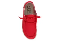 Heydude Womens Wendy Slip On Sneaker - Red 14 Heydude Womens Wendy Slip On Sneaker - Red -Shoe Style Sales US 01 106161 05