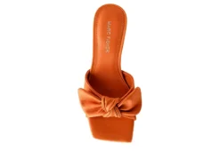 Marc Fisher Womens Demar Slide Sandal - Orange -Shoe Style Sales US 01 106243 03