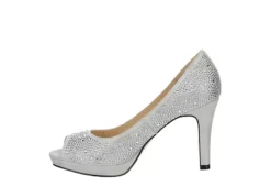 Adrienne Vittadini Womens Gervin Pump - Silver -Shoe Style Sales US 01 106399 03