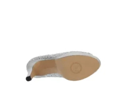 Adrienne Vittadini Womens Gervin Pump - Silver -Shoe Style Sales US 01 106399 06